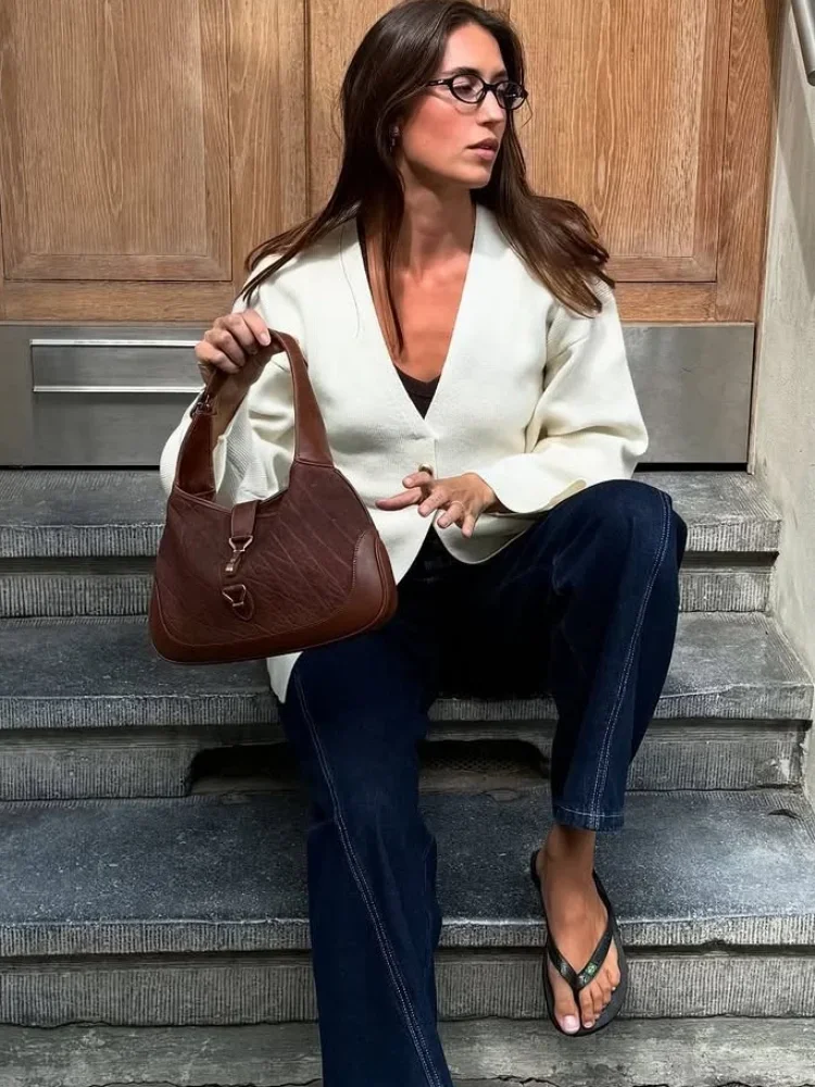 Solid V-neck Short Cardigan Women Elegant One Button Full Sleeve Lace Up Slim Coats 2025 New Autumn Office Lady Commute Outwear 
Solid V-neck Short Cardigan Women Elegant One Button Full Sleeve Lace Up Slim Coats 2025 New Autumn Office Lady Commute Outwear