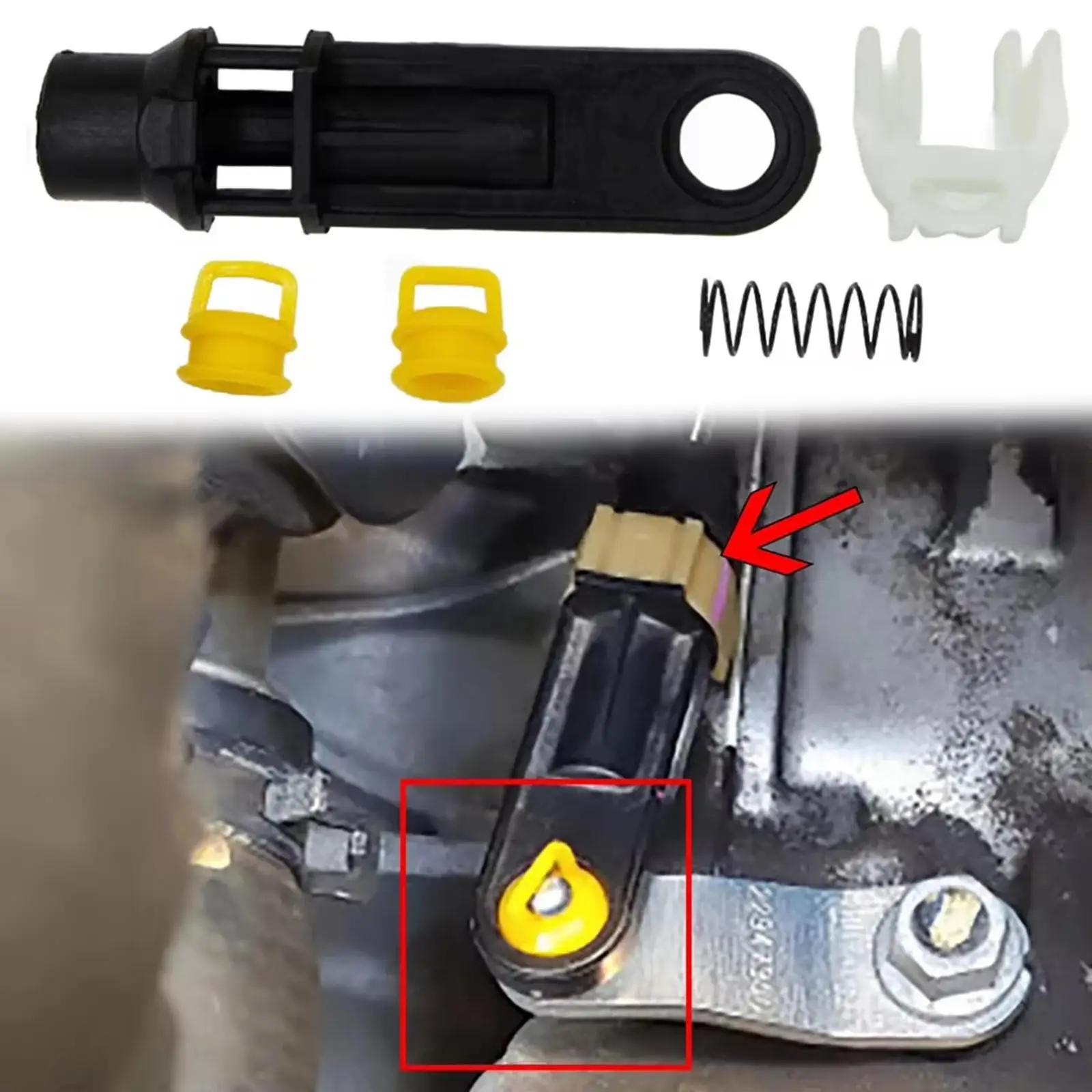 Car Shifter Bushing Set Black Transmission Cable Linkage Repair Accessories for Ram Promaster 2500
Car Shifter Bushing Set Black Transmission Cable Linkage Repair Accessories for Ram Promaster 2500