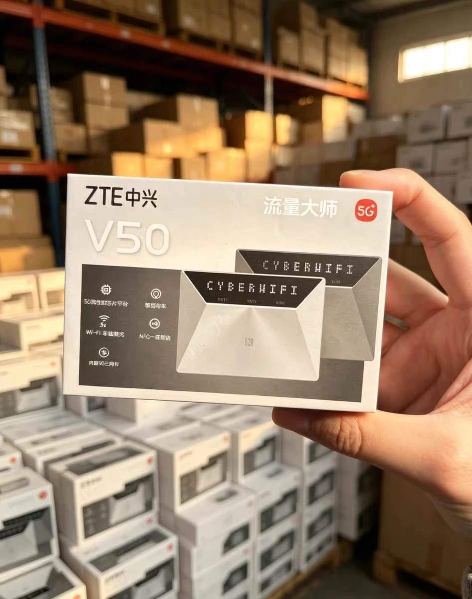 ZTE V50 CPE Portable MINI WiFi 6 5G SIM Card Modem
ZTE V50 CPE Portable MINI WiFi 6 5G SIM Card Modem
