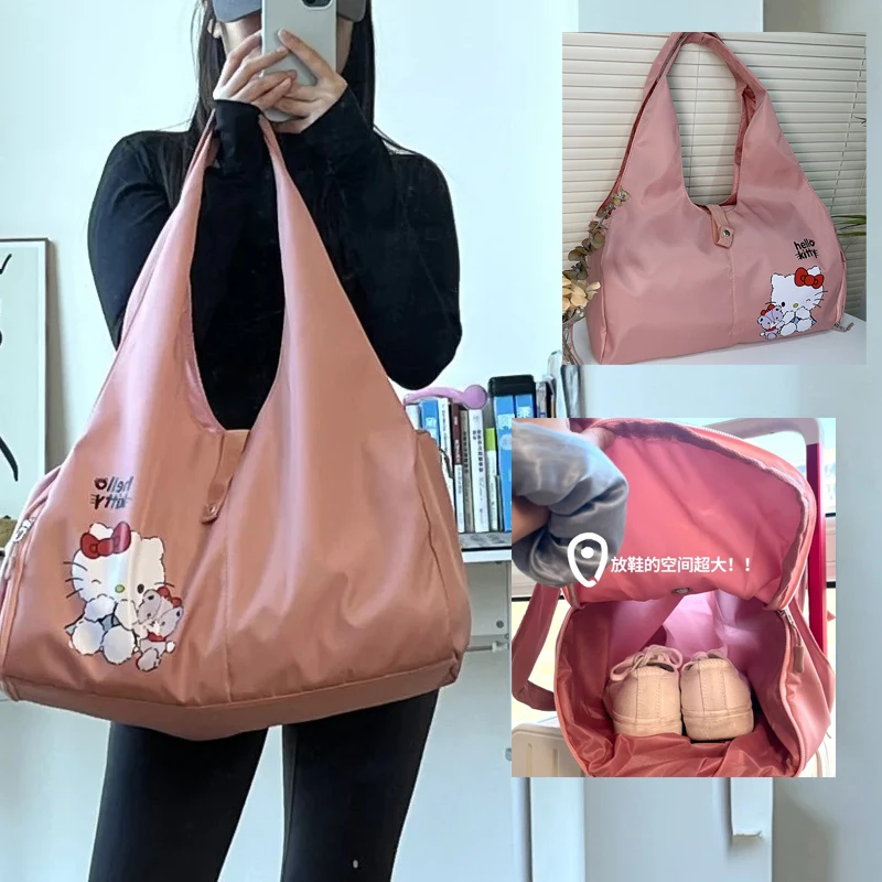 Сумка для путешествий Hellokittys, большая вместительная сумка на одно плечо для женщин, сумка-тоут, сумка для фитнеса с героями мультфильмов, для хранения вещей на короткие поездки
Сумка для путешествий Hellokittys, большая вместительная сумка на одно плечо для женщин, сумка-тоут, сумка для фитнеса с героями мультфильмов, для хранения вещей на короткие поездки