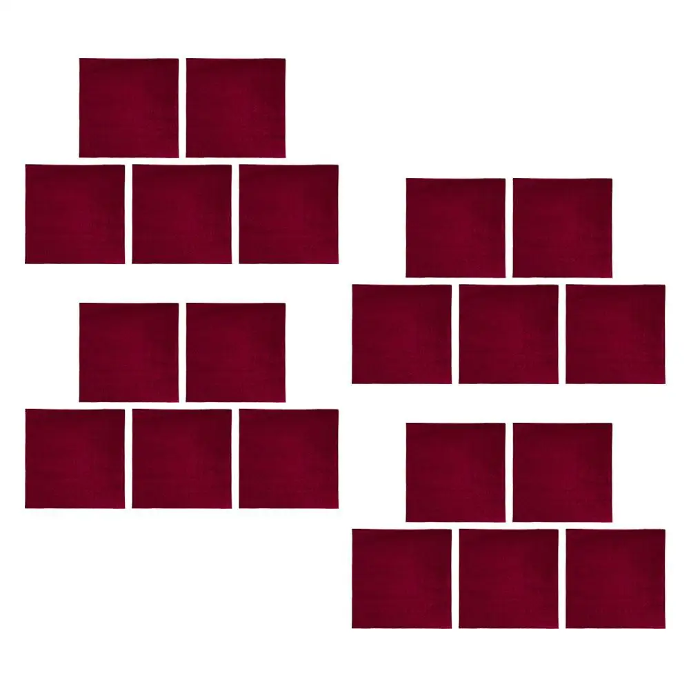 20 Pcs Solid Color Napkins Paper Thick Two Ply Disposable Burgundy Lunch Beverage Guest Party Napkins Everyday Use
20 Pcs Solid Color Napkins Paper Thick Two Ply Disposable Burgundy Lunch Beverage Guest Party Napkins Everyday Use