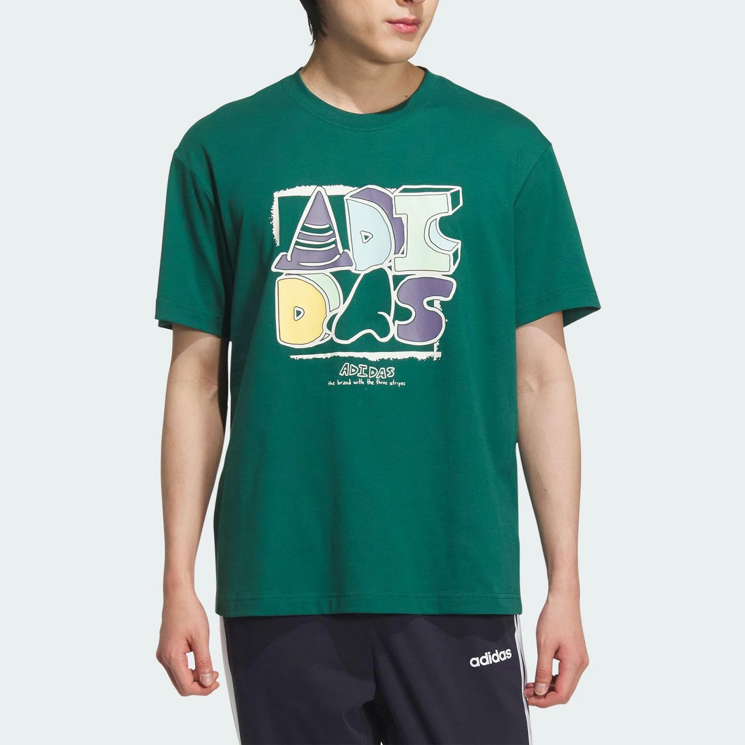 Adidas genuine GFX T-SHIRT 3 men's and women's daily short sleeved T-shirt KB2830
Adidas genuine GFX T-SHIRT 3 men's and women's daily short sleeved T-shirt KB2830