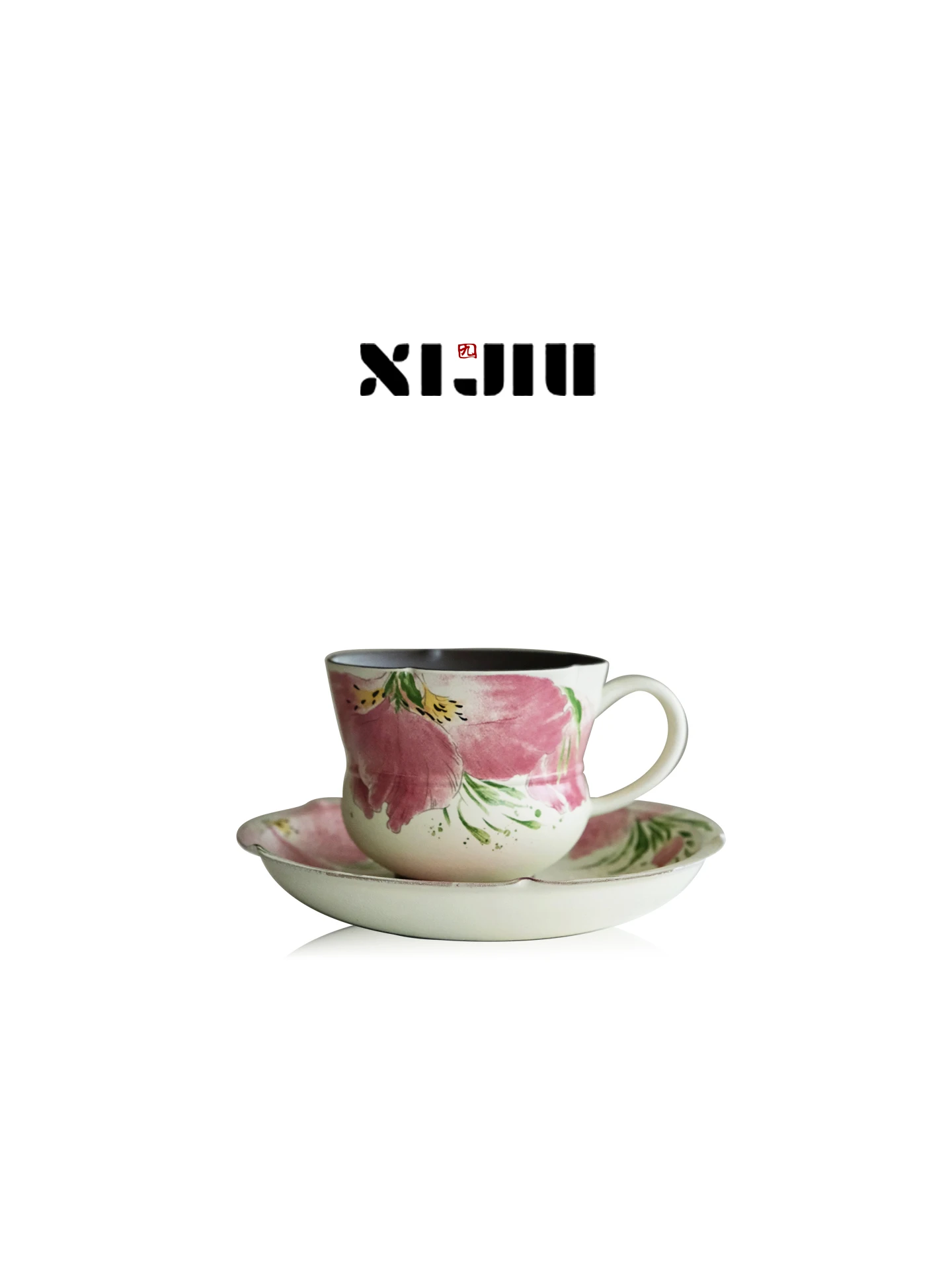 High Aesthetic Value Creative Ceramics Coffee Cup with Cup Mat Handmade Crafted Change Gift Box Small Style Floral
High Aesthetic Value Creative Ceramics Coffee Cup with Cup Mat Handmade Crafted Change Gift Box Small Style Floral