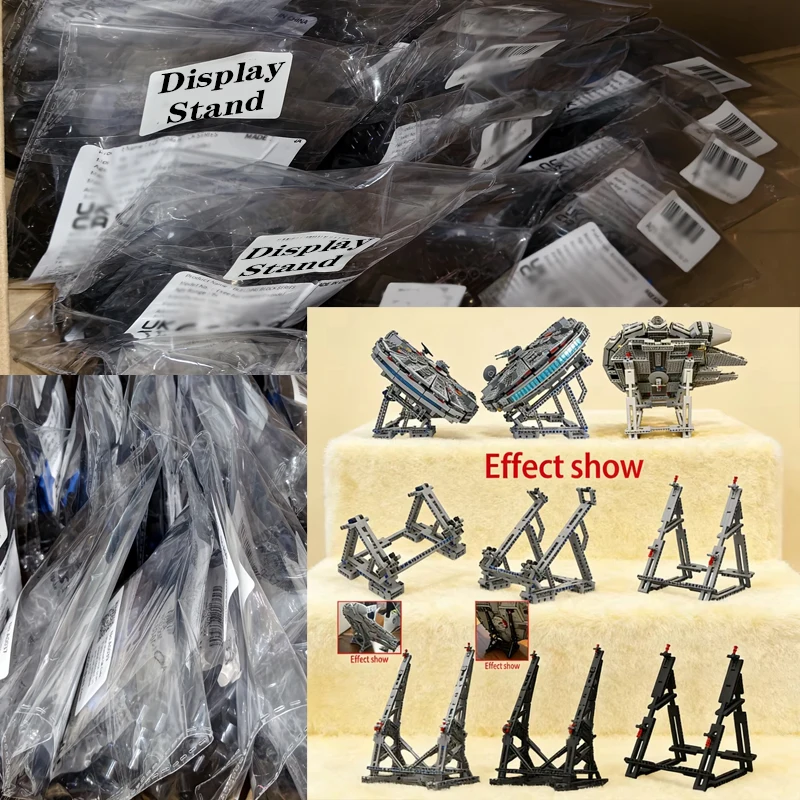 In Stock Vertical Display Stand for Millennium Falcon 75192 75257 75105 75212 7965 Building Blocks DIY Falcon Bracket Brick Gift
In Stock Vertical Display Stand for Millennium Falcon 75192 75257 75105 75212 7965 Building Blocks DIY Falcon Bracket Brick Gift