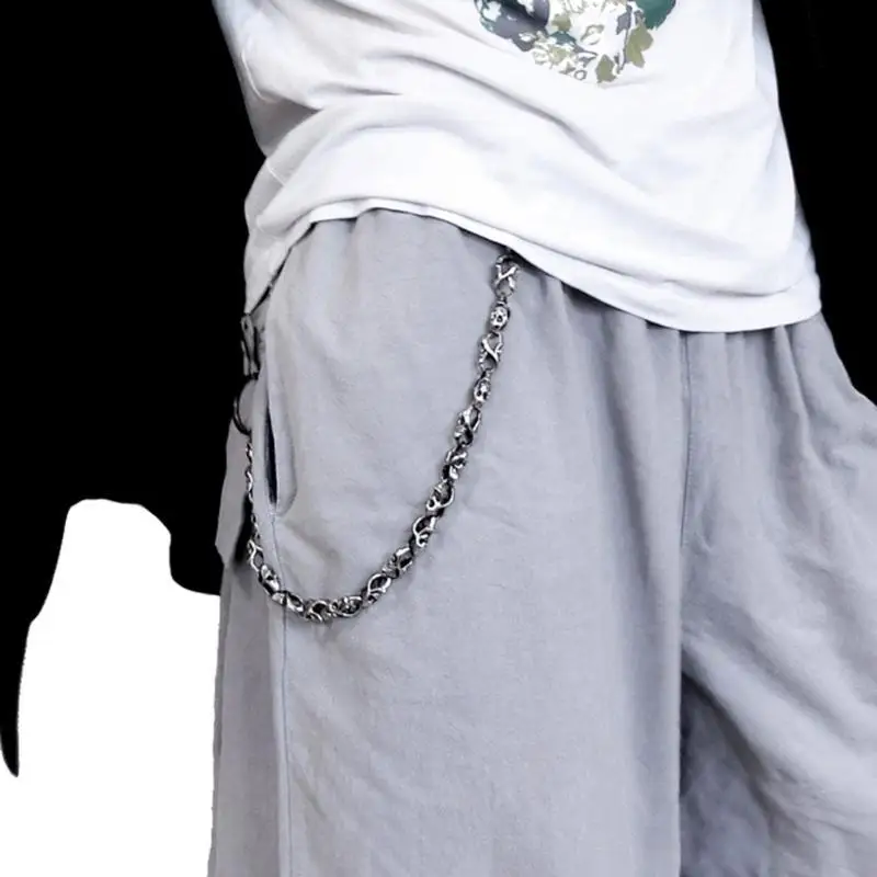 Джинсовая цепочка в стиле хип-хоп, юбка, брюки, цепочка в готическом стиле с подвеской в виде черепа и головы, с двойным
Джинсовая цепочка в стиле хип-хоп, юбка, брюки, цепочка в готическом стиле с подвеской в виде черепа и головы, с двойным