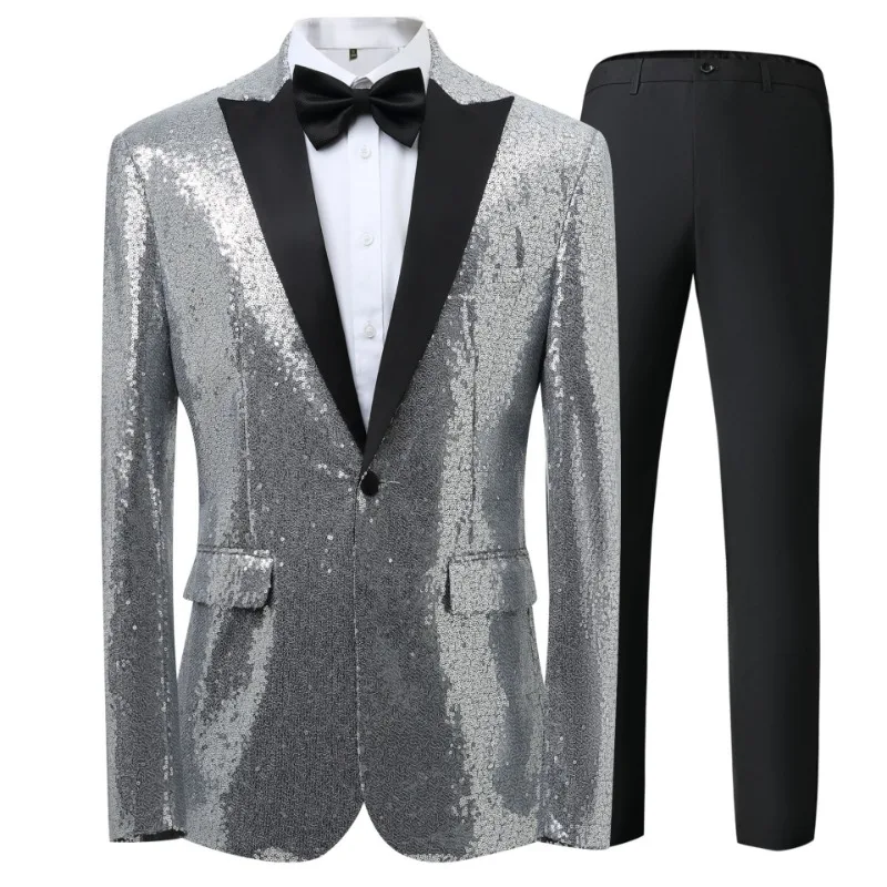 2024 New Men's Casual Suit Set 3-piece Wedding Host, Emcee, Host, and Shiny Evening Gown
2024 New Men's Casual Suit Set 3-piece Wedding Host, Emcee, Host, and Shiny Evening Gown