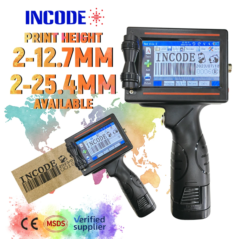 2024 Mini portable handjet expire date printing machine handheld TIJ Inkjet Printer
2024 Mini portable handjet expire date printing machine handheld TIJ Inkjet Printer