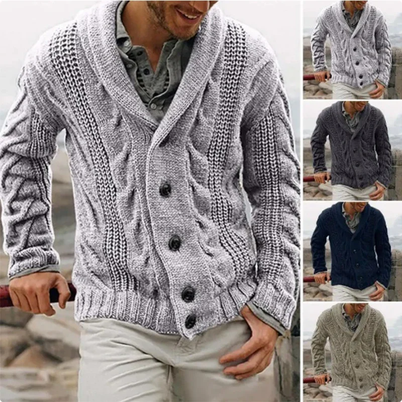Autumn And Winter Men Knitetd Coat Single-Breasted Warm Thicken Casual Cardigan Fashion Men's Clothing เสื้อกันหนาวผู้ชาย
Autumn And Winter Men Knitetd Coat Single-Breasted Warm Thicken Casual Cardigan Fashion Men's Clothing เสื้อกันหนาวผู้ชาย