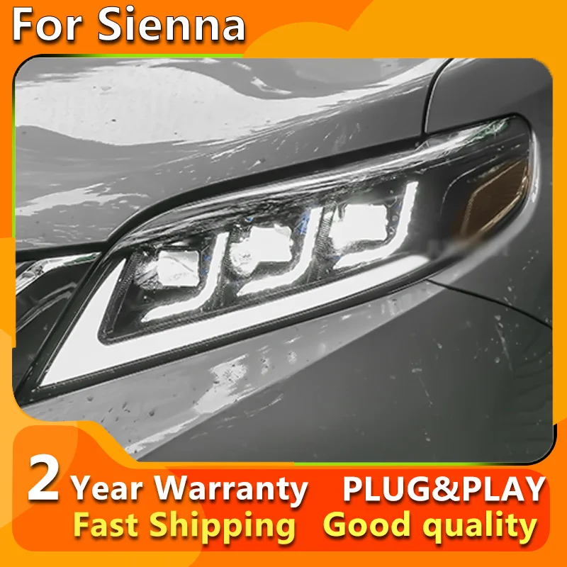 Car Styling for Toyota Sienna LED Headlight 2011-2018 Head Lamp DRL Signal Projector Lens Automotive Accessories
Car Styling for Toyota Sienna LED Headlight 2011-2018 Head Lamp DRL Signal Projector Lens Automotive Accessories