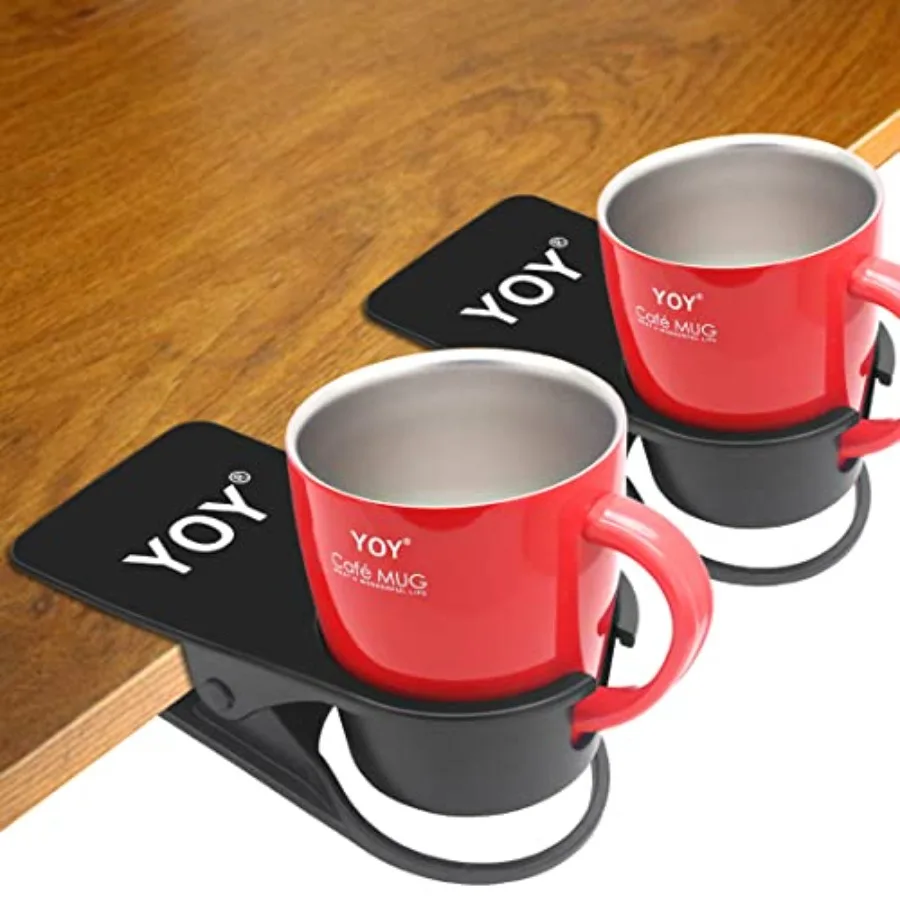 Drink Cup Holder Clip - Table Desk Side Water Glass Beer Bottle Beverage Soda Coffee Mug Holder Cup Saucer Clip Design for Home
Drink Cup Holder Clip - Table Desk Side Water Glass Beer Bottle Beverage Soda Coffee Mug Holder Cup Saucer Clip Design for Home