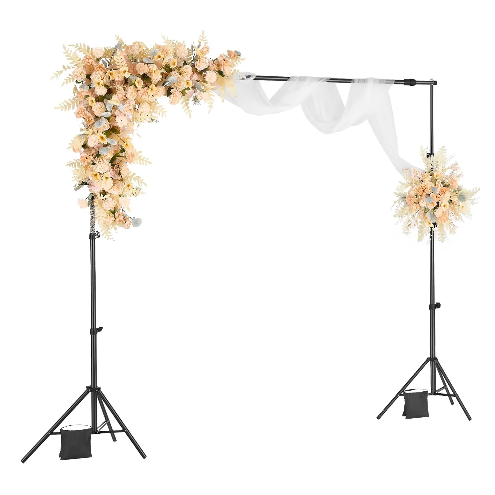 Backdrop Stand, 7 X 10 Ft Adjustable Photo Backdrop Stand Kit, Portable Background Backdrop Stand With 3 Crossbars, Heavy Duty
Backdrop Stand, 7 X 10 Ft Adjustable Photo Backdrop Stand Kit, Portable Background Backdrop Stand With 3 Crossbars, Heavy Duty