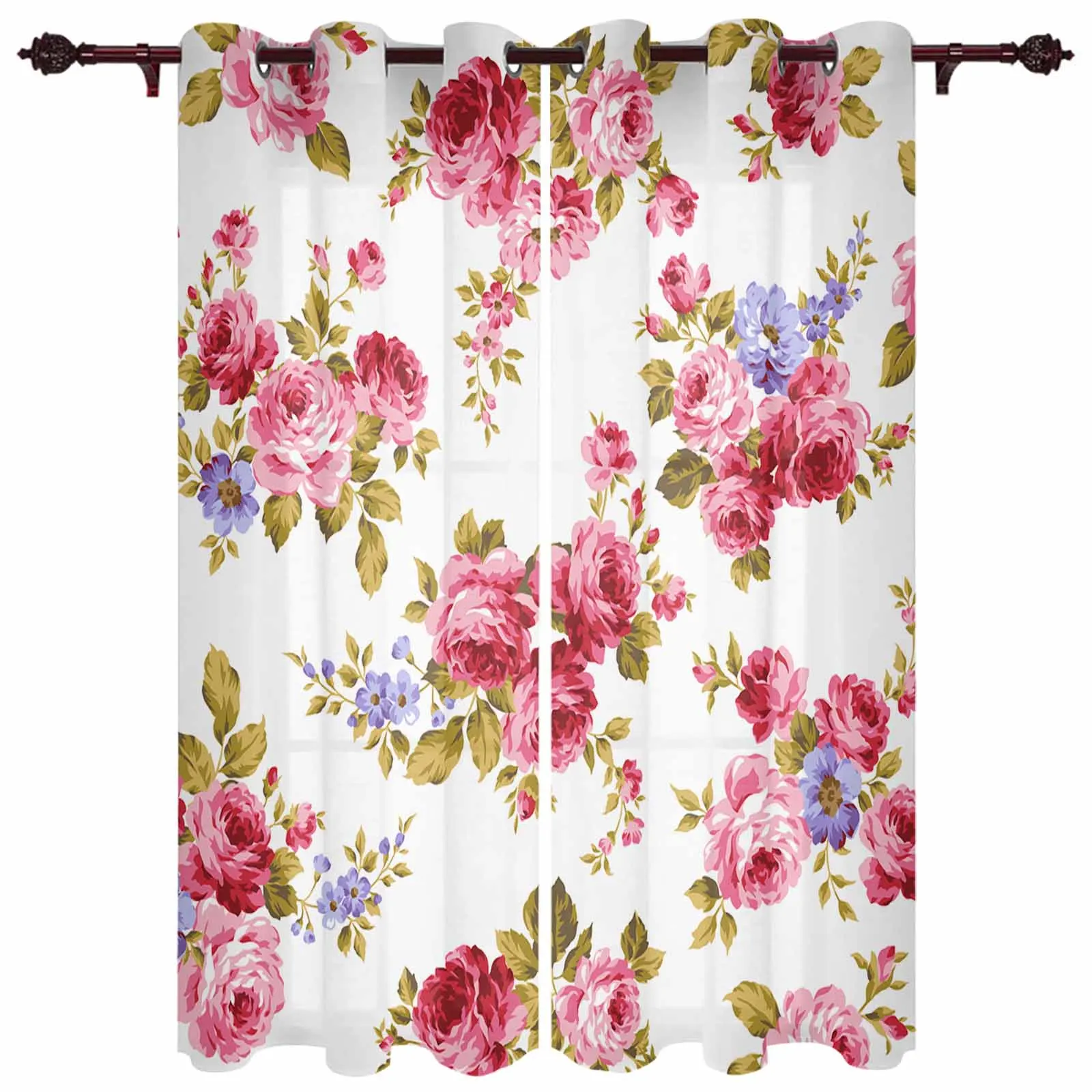 Vintage Watercolor Flowers Modern Window Curtains for Living Room Bedroom Curtain Kitchen Treatment Blinds Drapes
Vintage Watercolor Flowers Modern Window Curtains for Living Room Bedroom Curtain Kitchen Treatment Blinds Drapes