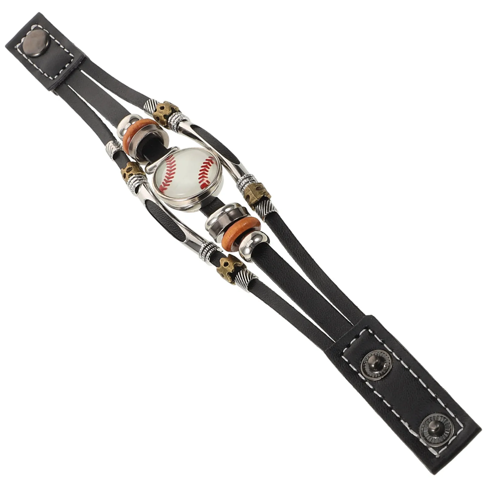 PU Bracelet Multi-Layer Retro Wristband Stylish Men Women Bracelet Punk Wrist Decoration
PU Bracelet Multi-Layer Retro Wristband Stylish Men Women Bracelet Punk Wrist Decoration