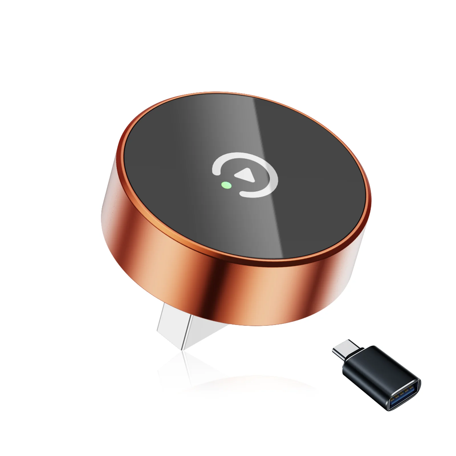 2 in 1 carplay Dongle(Type-C),Wireless CarPlay Apapter USB C / Android Auto USB C For Converts Wired to Wireless Plug & Play
2 in 1 carplay Dongle(Type-C),Wireless CarPlay Apapter USB C / Android Auto USB C For Converts Wired to Wireless Plug & Play