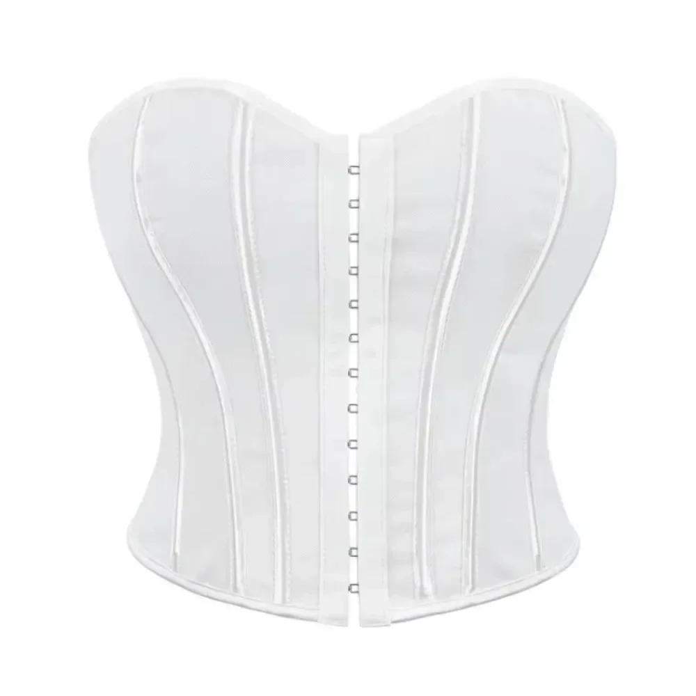 Sexy Strapless Off Shoulder Corset Crop Tops Women Summer Mesh Overbust Camisole Underwear Female Body Shaper Bustier
Sexy Strapless Off Shoulder Corset Crop Tops Women Summer Mesh Overbust Camisole Underwear Female Body Shaper Bustier
