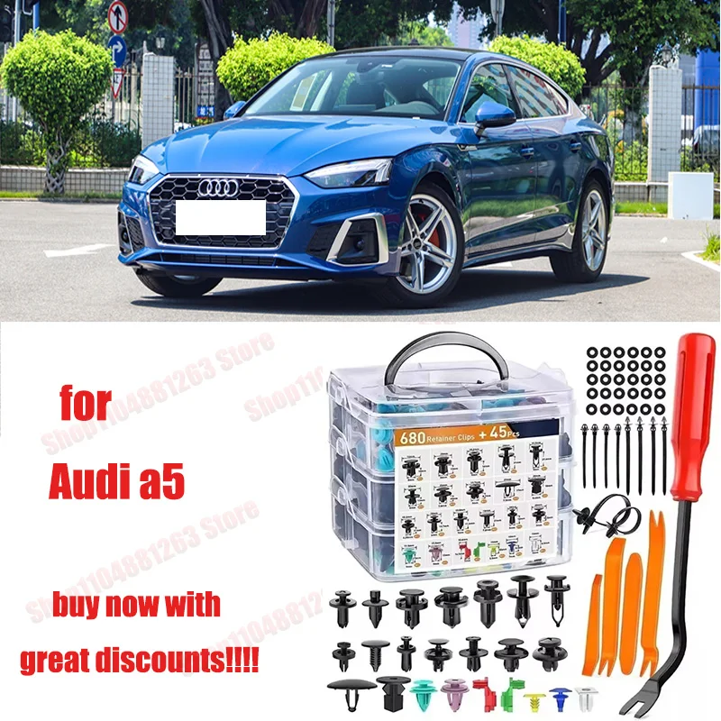 For Audi a5 BMW VW Peugeot Toyota Car Plastic Retainer Clips Kit 680+45pcs Auto Fender Push Pin Car Fastener Clip Mixed Set
For Audi a5 BMW VW Peugeot Toyota Car Plastic Retainer Clips Kit 680+45pcs Auto Fender Push Pin Car Fastener Clip Mixed Set