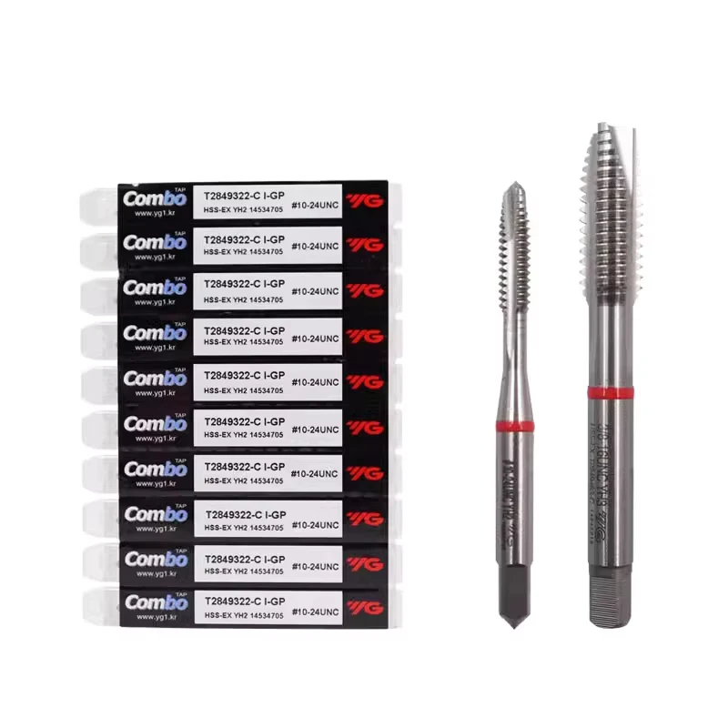 YG HSSE Cobalt Spiral Fluted Tap Spiral Pointed Tap Multi-purpose UNC UNF 4-20UNC 2-56 1/4 5/16 T2849 Machine Screw Thread Taps
YG HSSE Cobalt Spiral Fluted Tap Spiral Pointed Tap Multi-purpose UNC UNF 4-20UNC 2-56 1/4 5/16 T2849 Machine Screw Thread Taps
