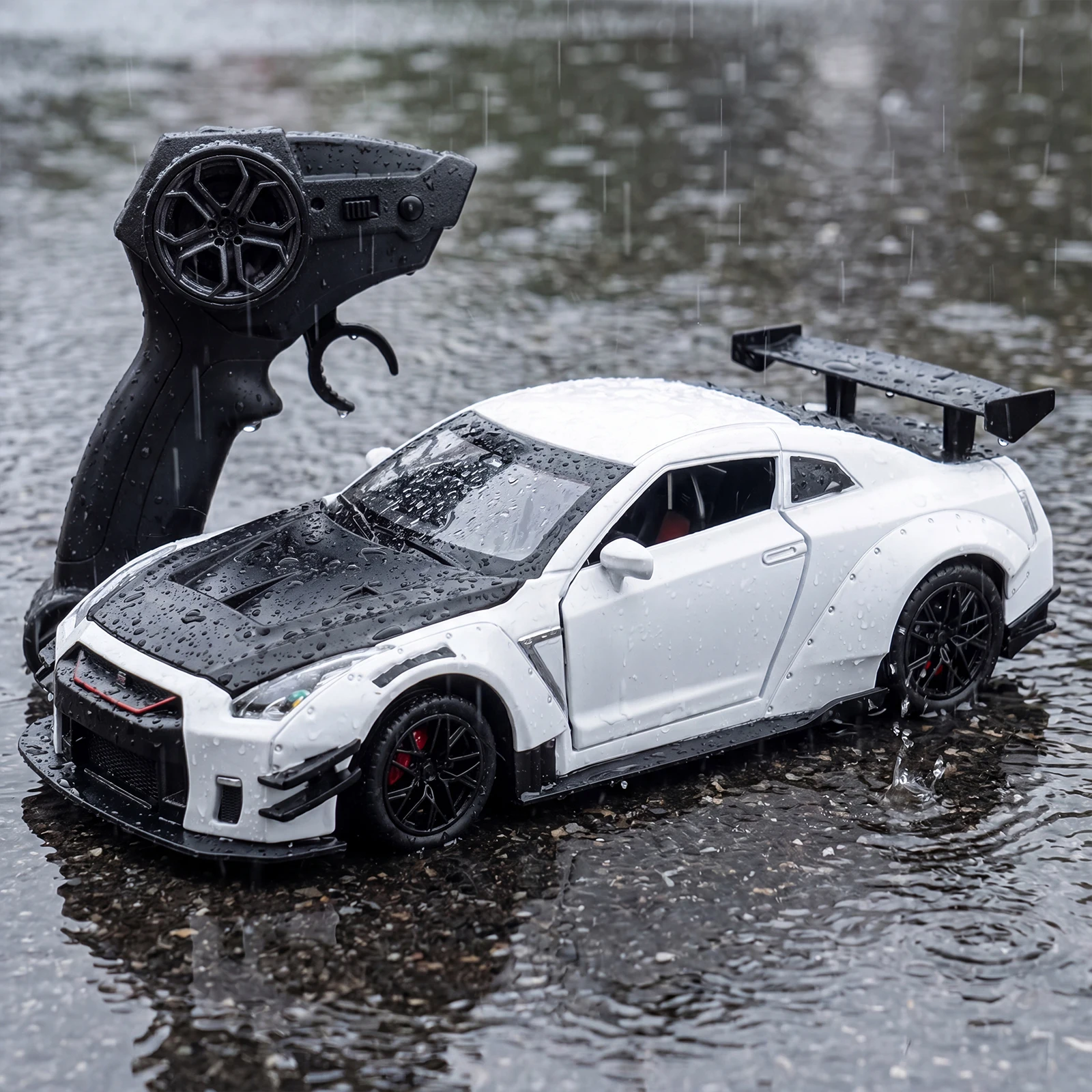 Remote Control 1:24 GTR R35 Widebody Track Modified Alloy Model Metal Diecast Car Model Sound And Light Collectibles Gifts
Remote Control 1:24 GTR R35 Widebody Track Modified Alloy Model Metal Diecast Car Model Sound And Light Collectibles Gifts