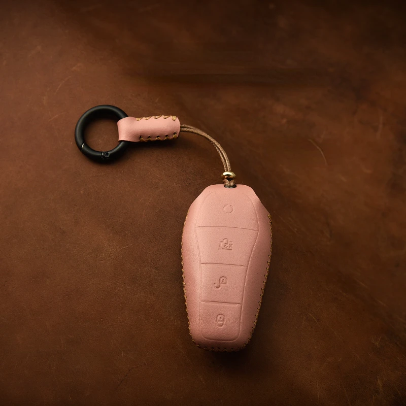 Cowhide Leather Simple Style Car Remote Key Case Cover for BYD ATTO3 Song Tang Han Surround The Key Completely
Cowhide Leather Simple Style Car Remote Key Case Cover for BYD ATTO3 Song Tang Han Surround The Key Completely