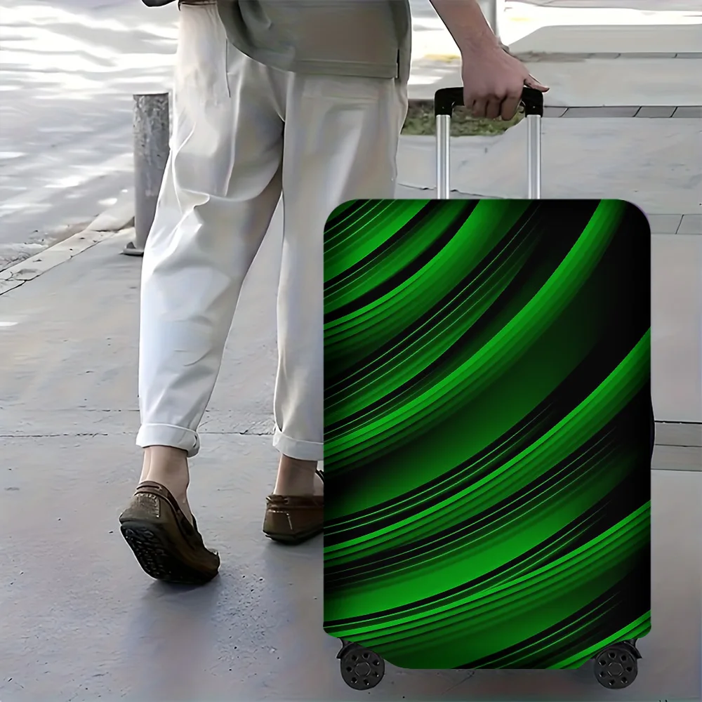 1PC Abstract Green Streamlined luggage cover for luggage sizes 18-32 inches; modern dust and elastic travel accessories to ef
1PC Abstract Green Streamlined luggage cover for luggage sizes 18-32 inches; modern dust and elastic travel accessories to ef