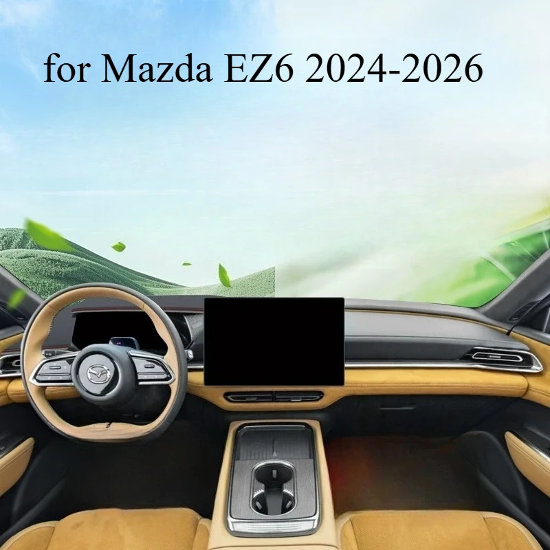 Leather Dashboard Cover Sunshade Mat for Mazda EZ6 2024-2026 – HUD Anti-Glare Dash Pad, UV Protection Interior Accessory
Leather Dashboard Cover Sunshade Mat for Mazda EZ6 2024-2026 – HUD Anti-Glare Dash Pad, UV Protection Interior Accessory