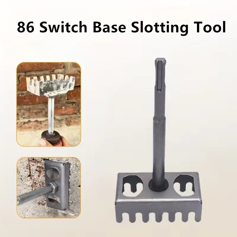 1PC Square Punch Bit for 86 Type Switch Box, Wall Socket Slotting Hole Opener, Fits Lightweight Electric Hamme
1PC Square Punch Bit for 86 Type Switch Box, Wall Socket Slotting Hole Opener, Fits Lightweight Electric Hamme