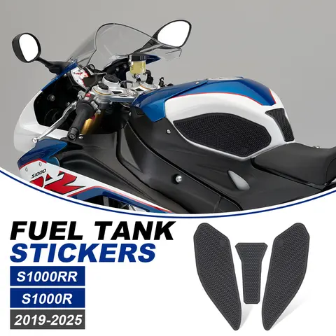 Kavrama çıkartması örtü kalkanı motosiklet tankı pedi yan etiket aksesuarları BMW S1000RR S1000R S1000 R RR 2019-2025 2024 2023