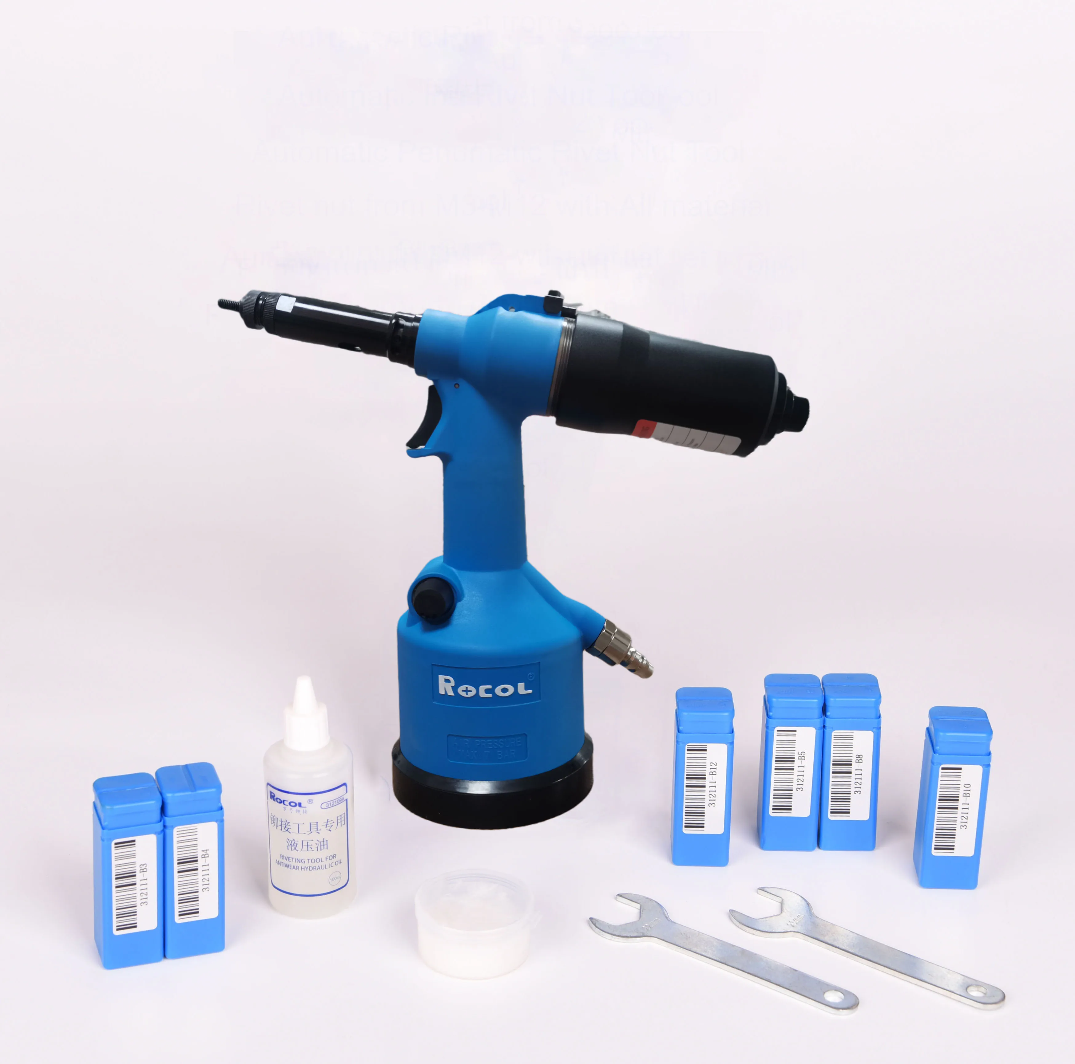 China Big Factory Good, Price Handheld Stainless Steel Pneumatic Air Rivet Nut Pneumatic Hydraulic Tools/