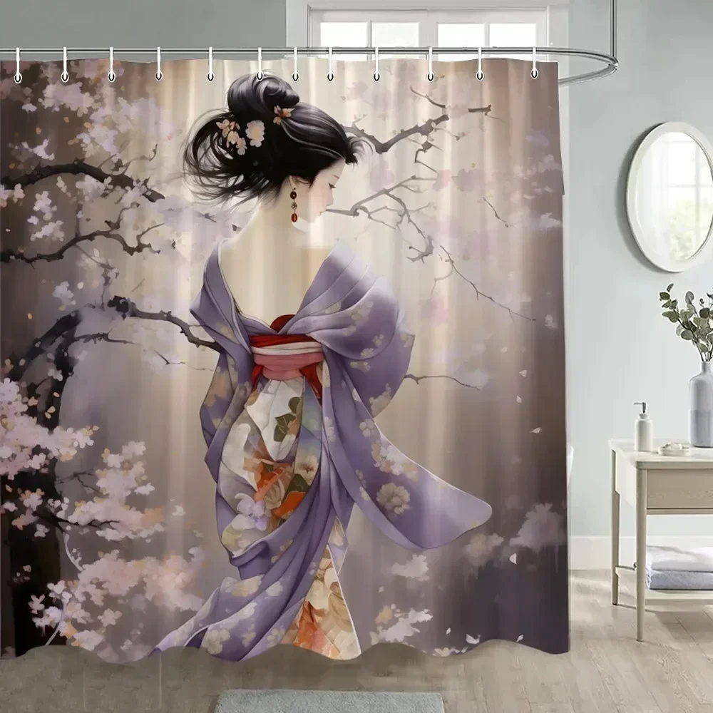 Japanese Style Flowers Bird Shower Curtain Abstract Mountain Red Floral Plant Ink Art Landscape Fabric Decor Bathroom Curtains
Japanese Style Flowers Bird Shower Curtain Abstract Mountain Red Floral Plant Ink Art Landscape Fabric Decor Bathroom Curtains