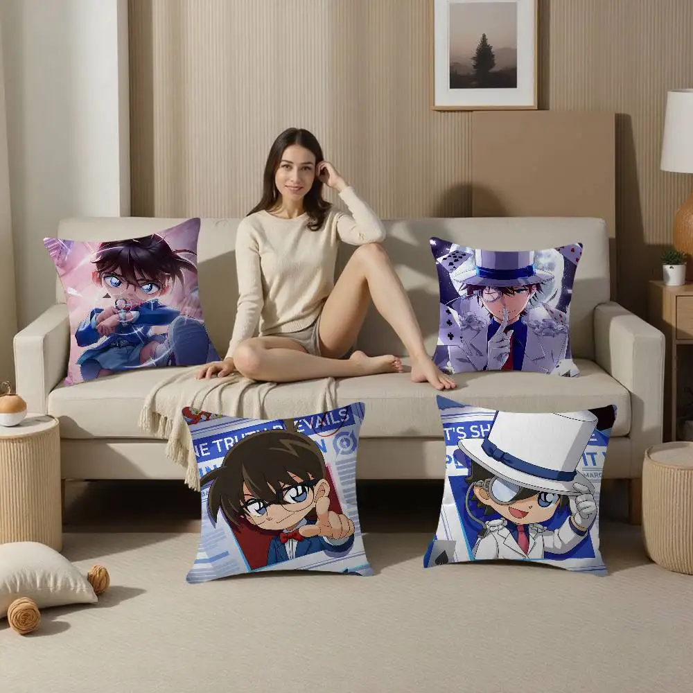 Anime Detective Conan Cushion Cover Car Throw Pillow Case For Sofa Car Christmas Gift 40x40cm 45x45cm
Anime Detective Conan Cushion Cover Car Throw Pillow Case For Sofa Car Christmas Gift 40x40cm 45x45cm