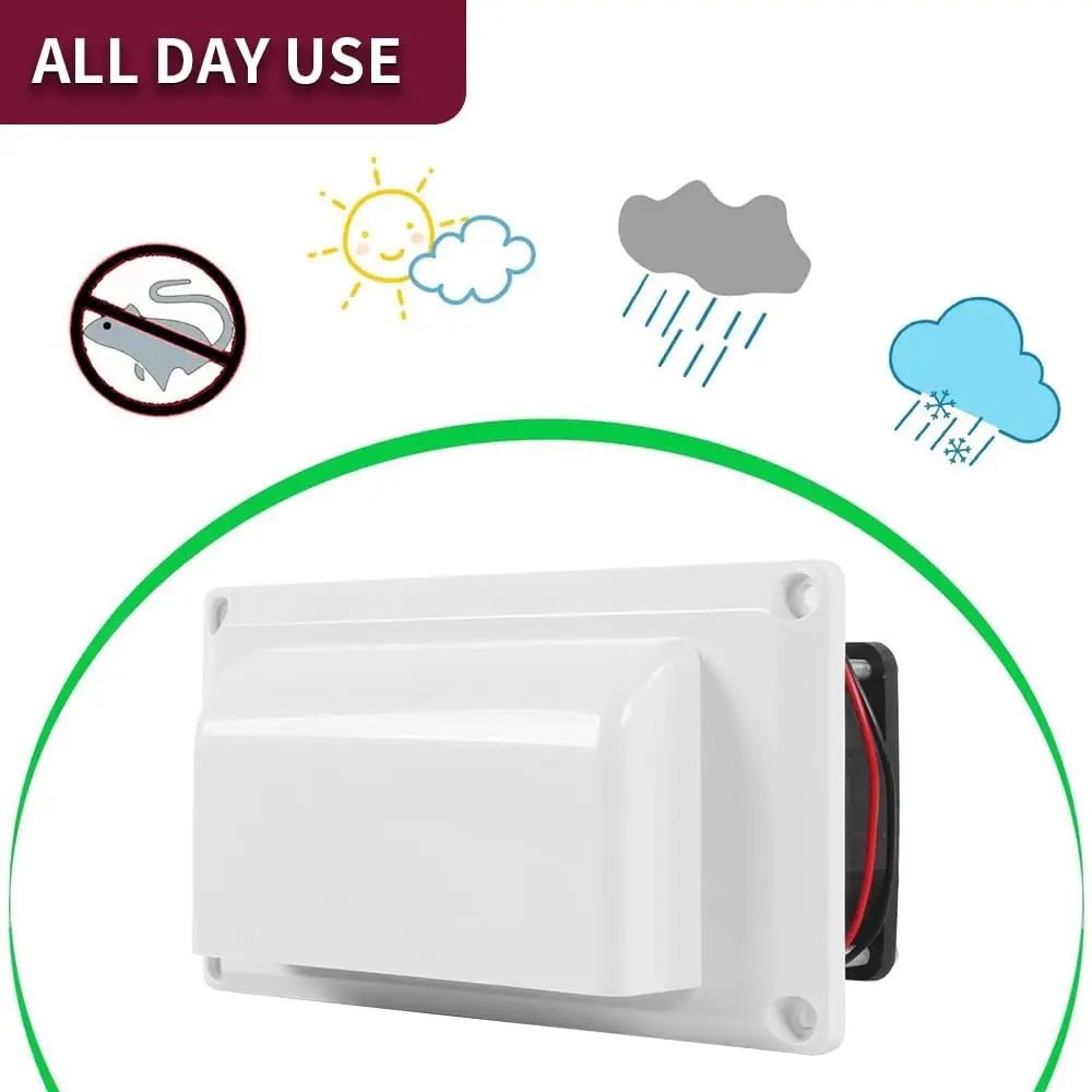 12V RV Side Air Vent with 2 High Power Motors Range Hood Side Exhaust Ventilation Fan for Camper Trailer Boat Marine Yacht
12V RV Side Air Vent with 2 High Power Motors Range Hood Side Exhaust Ventilation Fan for Camper Trailer Boat Marine Yacht