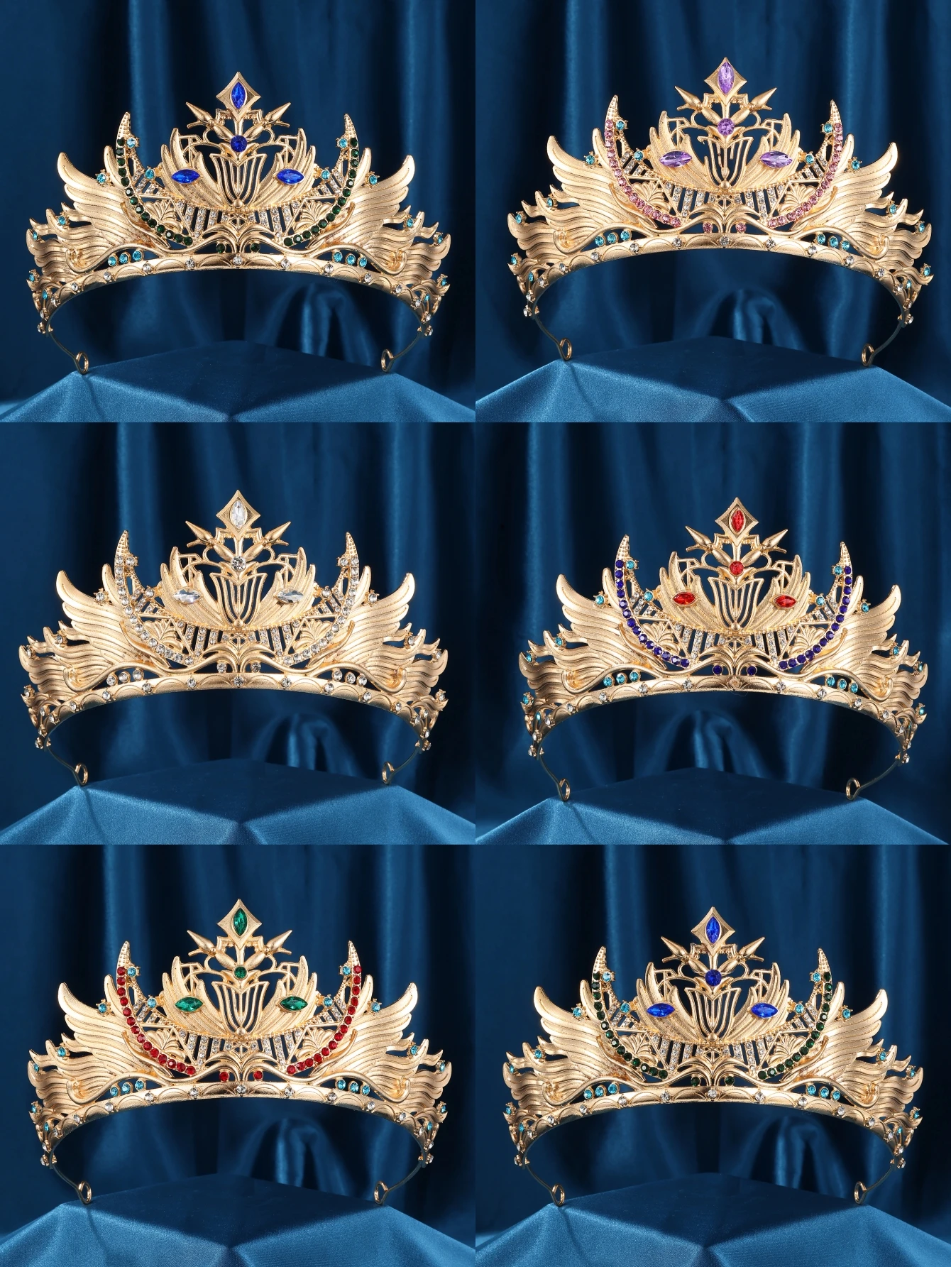 Роскошные хрустальные свадебные диадемы в стиле барокко, корона с кубическим цирконом, стразы, пышная диадема, головные уборы, свадебные аксессуары для волос
Роскошные хрустальные свадебные диадемы в стиле барокко, корона с кубическим цирконом, стразы, пышная диадема, головные уборы, свадебные аксессуары для волос