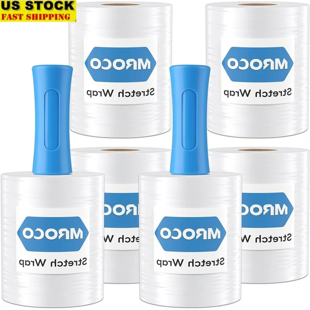 Эластичная пленка 5 дюймов x 1000 футов, 6 рулонов, пластиковая термоусадочная пленка 80Gauge с ручками, защитная упаковка для мебели и поддонов
Эластичная пленка 5 дюймов x 1000 футов, 6 рулонов, пластиковая термоусадочная пленка 80Gauge с ручками, защитная упаковка для мебели и поддонов