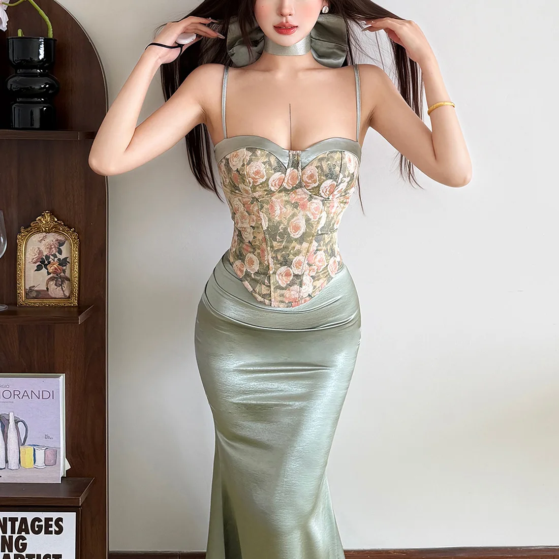 TANGXIN SHOP Spring 2026 New Women's Knitted Tube Top Rose Print Knot Thin Design Cross-Border Style
TANGXIN SHOP Spring 2026 New Women's Knitted Tube Top Rose Print Knot Thin Design Cross-Border Style