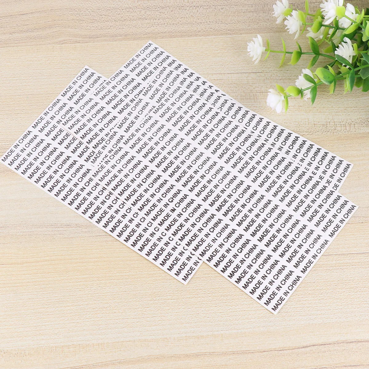 5000Pcs Stickers White Background Black Text Self Adhesive Waterproof Labels Package Stickers Show Country Origin
5000Pcs Stickers White Background Black Text Self Adhesive Waterproof Labels Package Stickers Show Country Origin