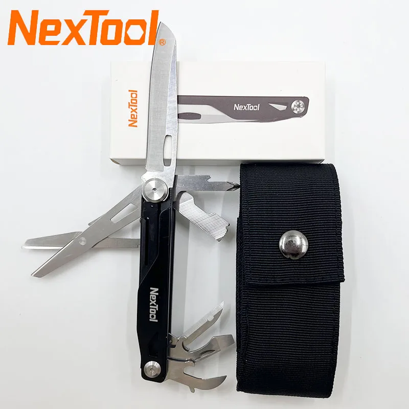 NexTool 12-в-1 Мультитул Нож Открытый Карманный Нож Набор Для Выживания Складной Многофункциональный Инструмент Отвертка Инструменты EDC с Нейлоновым Чехлом
NexTool 12-в-1 Мультитул Нож Открытый Карманный Нож Набор Для Выживания Складной Многофункциональный Инструмент Отвертка Инструменты EDC с Нейлоновым Чехлом