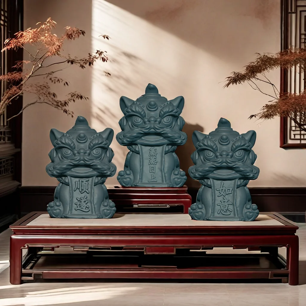 Creative Chinese Dragon Decoration Silicone Mold Cement Concrete little lion dragon Home Tea pet Mold DIY Scented Candle molds
Creative Chinese Dragon Decoration Silicone Mold Cement Concrete little lion dragon Home Tea pet Mold DIY Scented Candle molds