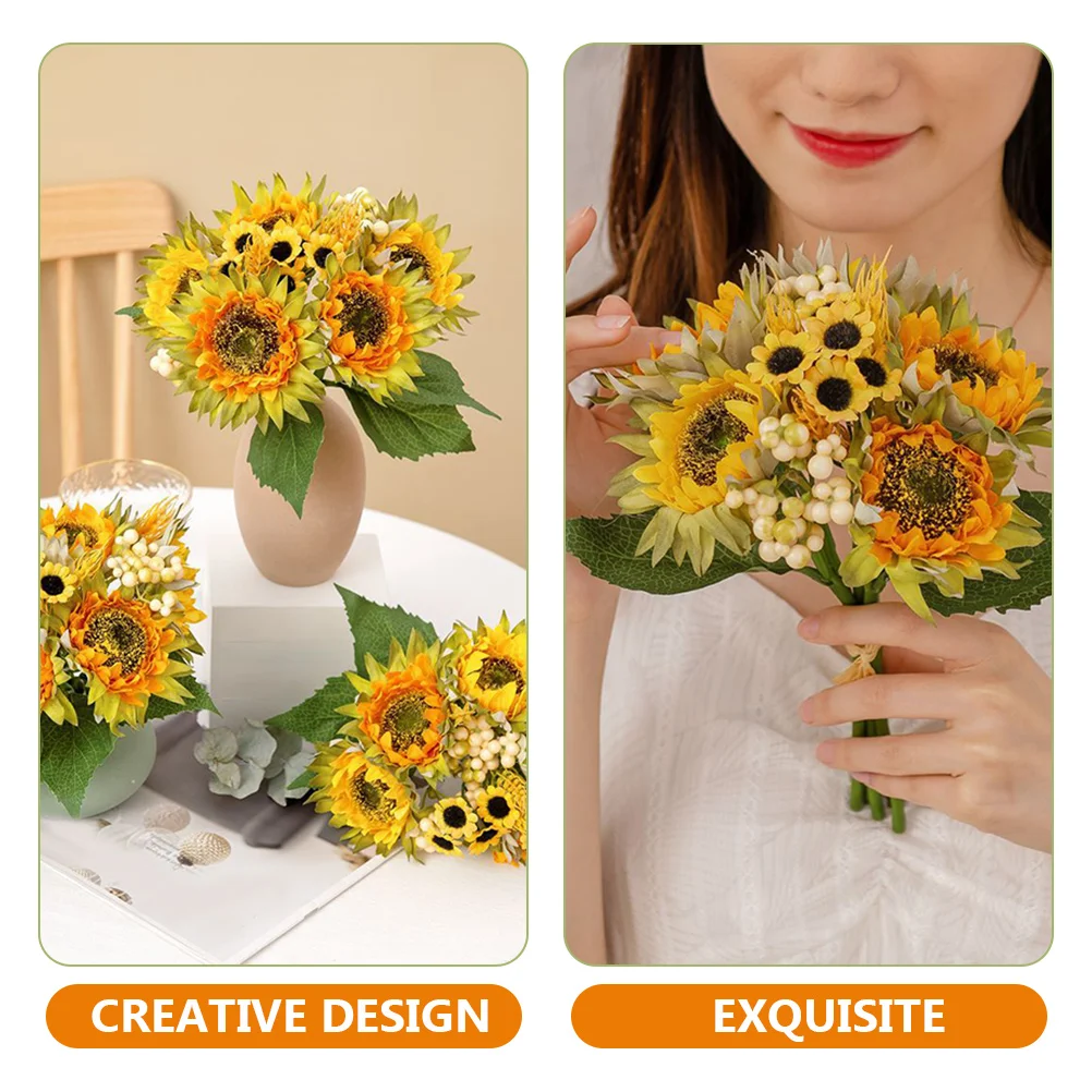 Simulated Sunflower Fake Small Sunflowers Fall Wedding Decor Faux Stems Artificial
Simulated Sunflower Fake Small Sunflowers Fall Wedding Decor Faux Stems Artificial