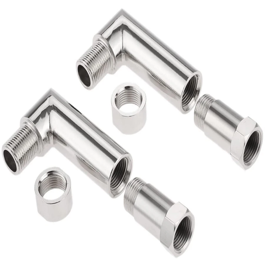 6PCS Angled O2 Oxygen Sensor Extender Spacer Adapter M18 x 1 5 90 Degree Bung Pipe Nut Auto Exhaust Accessory
6PCS Angled O2 Oxygen Sensor Extender Spacer Adapter M18 x 1 5 90 Degree Bung Pipe Nut Auto Exhaust Accessory