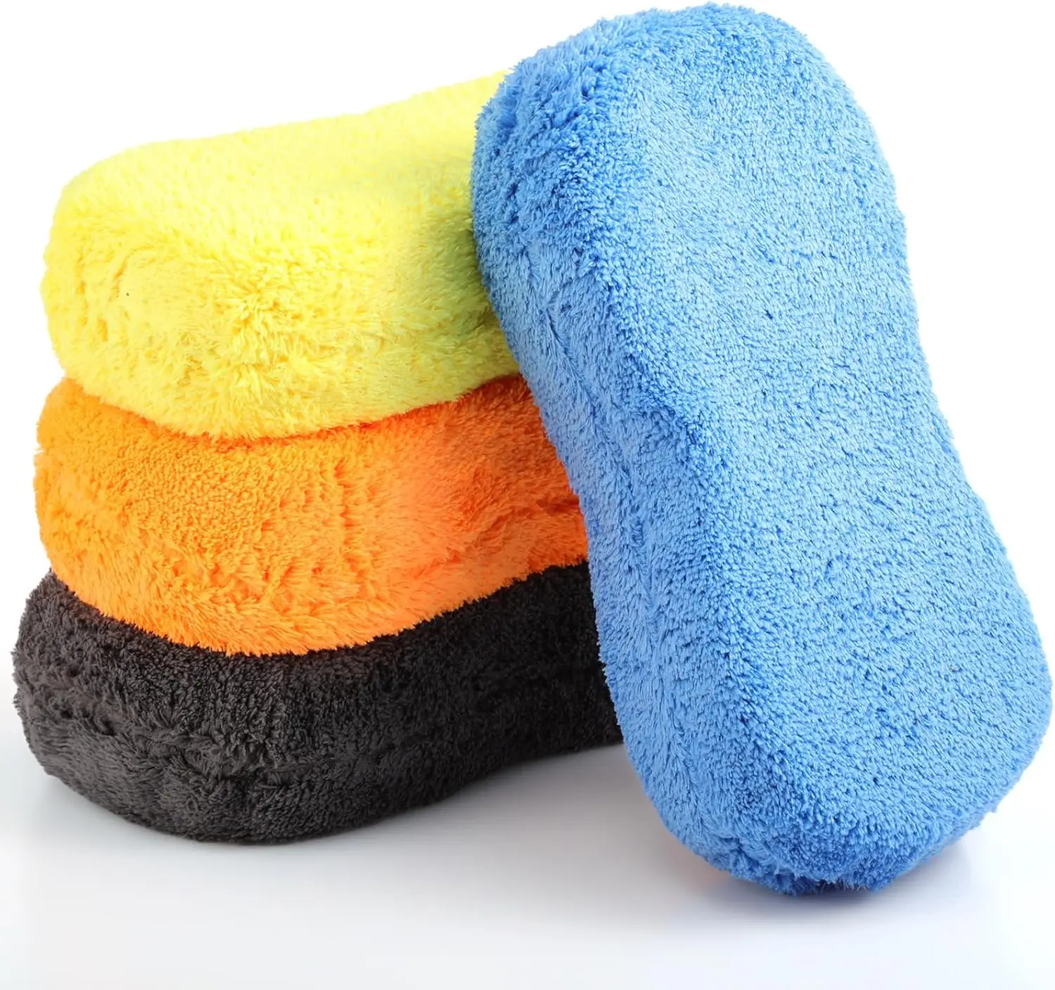 4 Pack Large Car Wash Sponges for Cleaning, Microfiber Sponges for Cars Trucks and Motorcycles with Non Scratch Grip
4 Pack Large Car Wash Sponges for Cleaning, Microfiber Sponges for Cars Trucks and Motorcycles with Non Scratch Grip