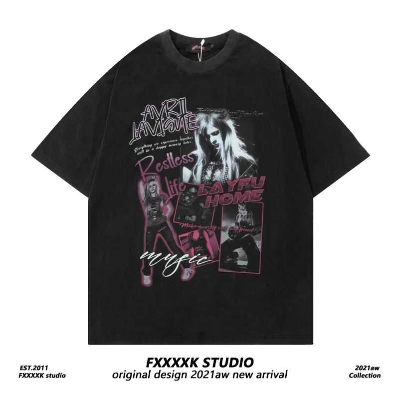 Футболка FXK Original American Retro с принтом, свободного кроя, для мужчин и пар, в стиле хип-хоп, новинка лета 2024
Футболка FXK Original American Retro с принтом, свободного кроя, для мужчин и пар, в стиле хип-хоп, новинка лета 2024