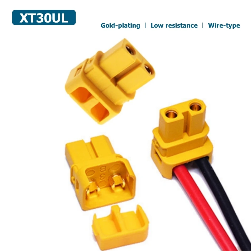 XT30ULW Female large current XT30U 90 Degree Welding cable Docking plug For RC Model Airplane Drone Accs
XT30ULW Female large current XT30U 90 Degree Welding cable Docking plug For RC Model Airplane Drone Accs