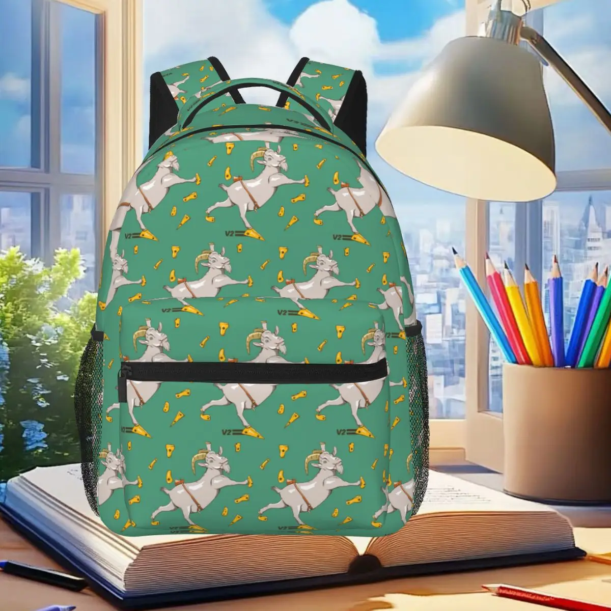 Goat Bouldering Gym Backpack Student Boys Girls BookBag Children School Bag Laptop Shoulder Bags for Men Women
Goat Bouldering Gym Backpack Student Boys Girls BookBag Children School Bag Laptop Shoulder Bags for Men Women