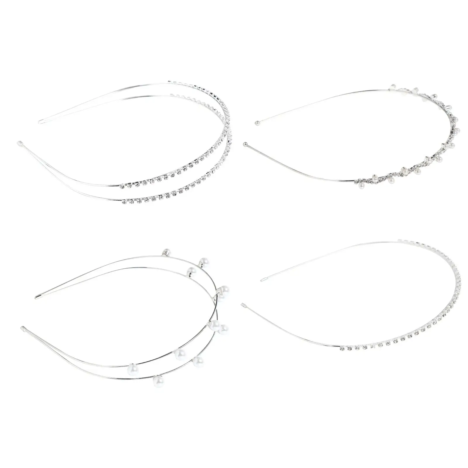 4 Pcs Pearl Headband Rhinestone Hair Hoop Elegant Hairband Bridal Clasp Simple Makeup Accessories Birthday Party Gifts
4 Pcs Pearl Headband Rhinestone Hair Hoop Elegant Hairband Bridal Clasp Simple Makeup Accessories Birthday Party Gifts