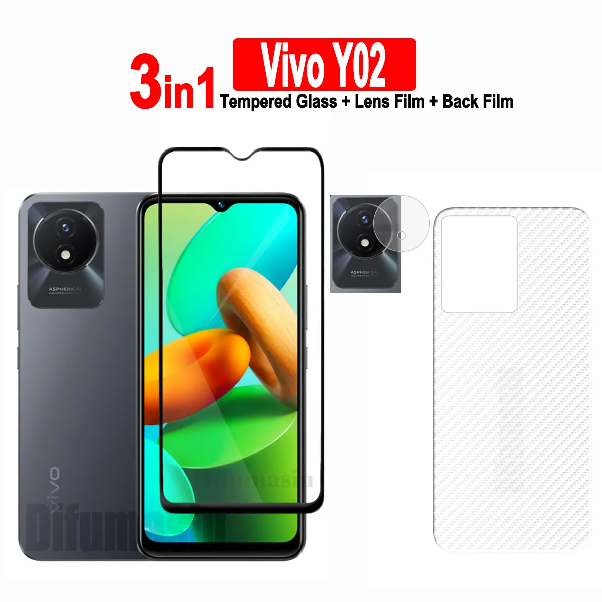 For Vivo Y02 Tempered Glass Vivo Y02S Y36 Y35 Y100 Y78 Y30 Y76 5G/ Y33T Y33S Y22S Y21T Y16 Y15S Y15A Y20S Y20i Screen Protector
For Vivo Y02 Tempered Glass Vivo Y02S Y36 Y35 Y100 Y78 Y30 Y76 5G/ Y33T Y33S Y22S Y21T Y16 Y15S Y15A Y20S Y20i Screen Protector