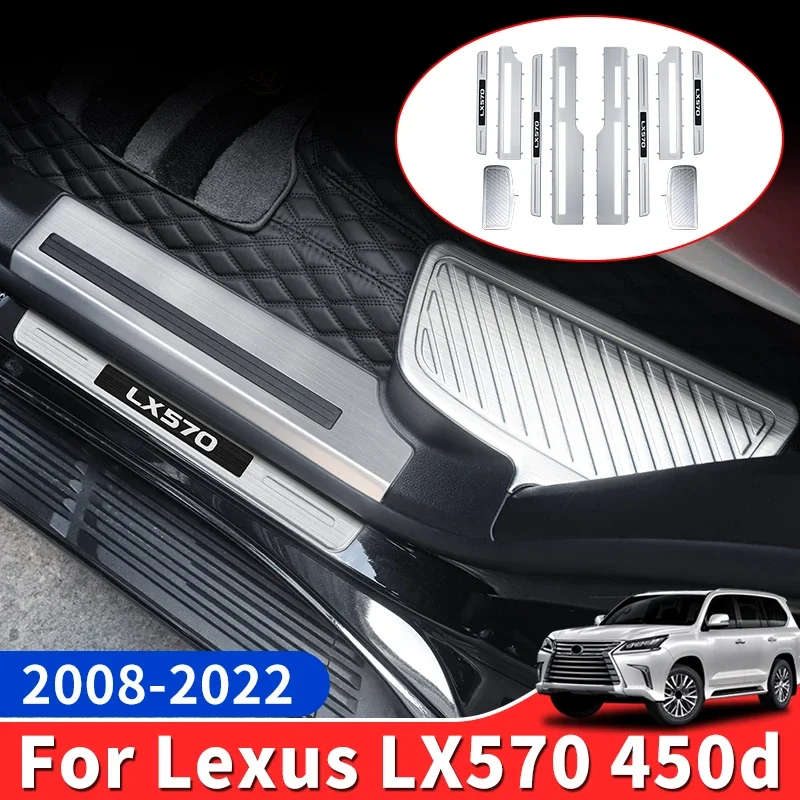 For Lexus LX 570 LX570 LX450d 2008-2022 2021 2020 Interior Modification Accessories Stainless Steel Car Threshold Protection
For Lexus LX 570 LX570 LX450d 2008-2022 2021 2020 Interior Modification Accessories Stainless Steel Car Threshold Protection