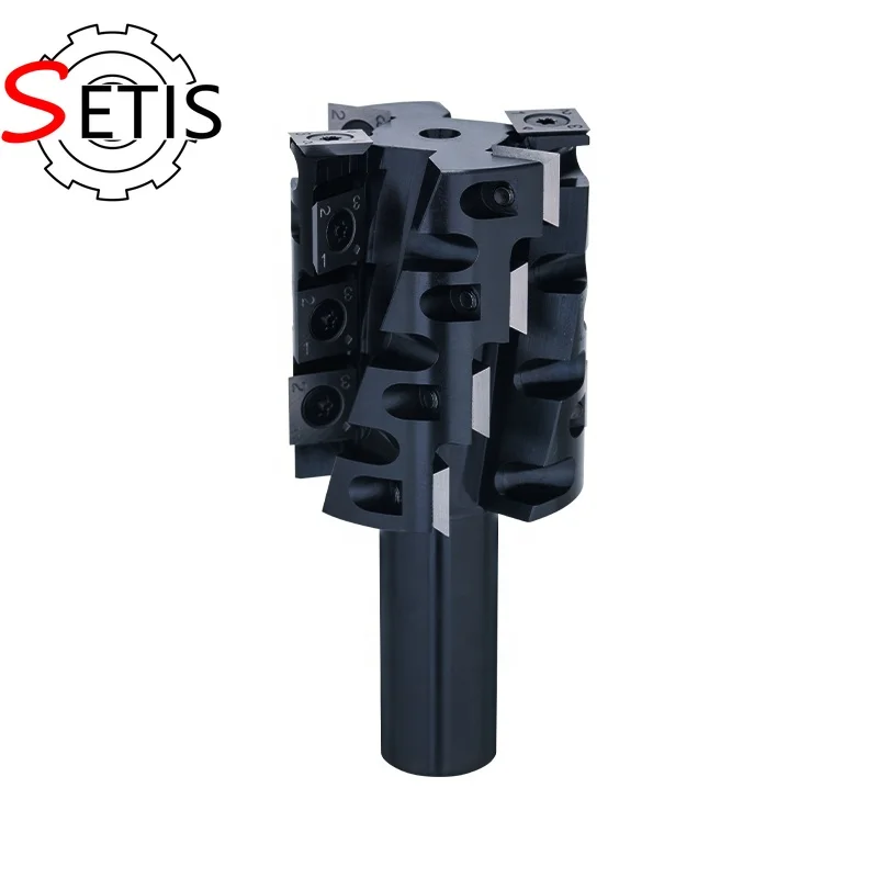 SETIS Woodworking Tool Indexable Spiral Flush Trim Router Bit with Shank
SETIS Woodworking Tool Indexable Spiral Flush Trim Router Bit with Shank