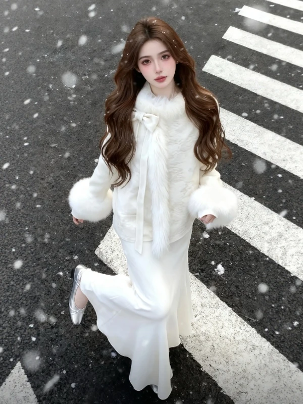 Зимний модный комплект Rich Girl, мягкое красивое шерстяное пальто Dr, костюм из двух предметов, удобная длинная юбка с высокой талией Sve
Зимний модный комплект Rich Girl, мягкое красивое шерстяное пальто Dr, костюм из двух предметов, удобная длинная юбка с высокой талией Sve