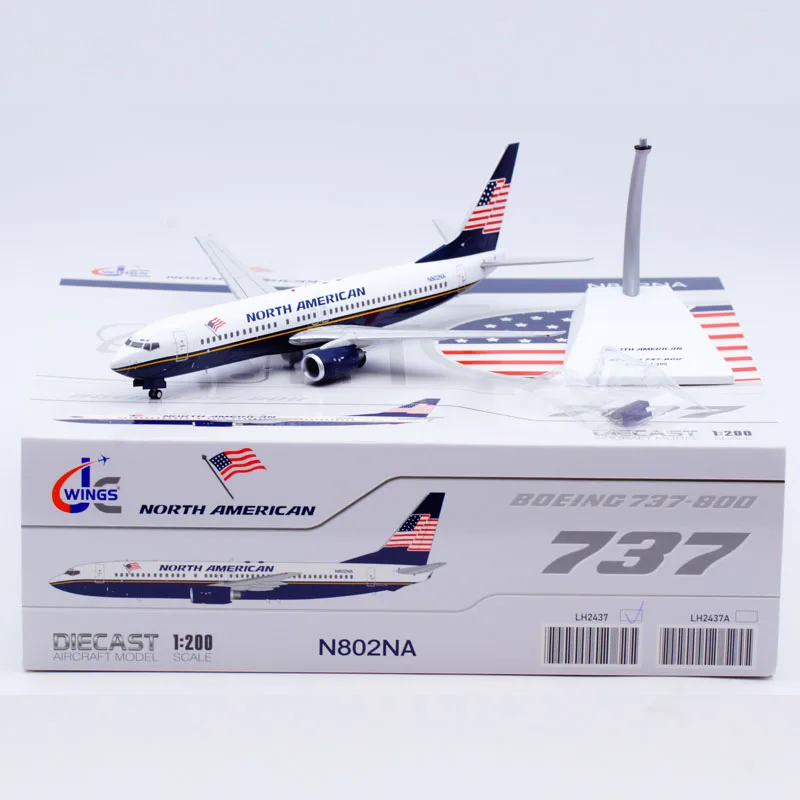 LH2437 Alloy Collectible Plane Gift JC Wings 1:200 North American Boeing B737-800 Diecast Aircraft Jet Model N802NA With Stand
LH2437 Alloy Collectible Plane Gift JC Wings 1:200 North American Boeing B737-800 Diecast Aircraft Jet Model N802NA With Stand