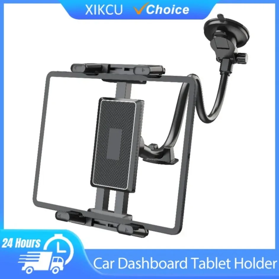 Car Suction Cup Car Dashboard Tablet Holder for All 5"-15" Tablet and phone Devices for Car Windshield Mount with Large Clamp
Car Suction Cup Car Dashboard Tablet Holder for All 5"-15" Tablet and phone Devices for Car Windshield Mount with Large Clamp